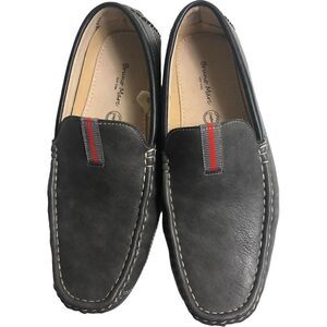 Bruno Marc Gray Penny Loafers Moccasins